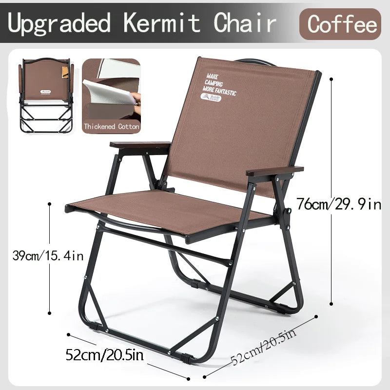 Chaise Pliante Kermit Camping — Édition Aventure