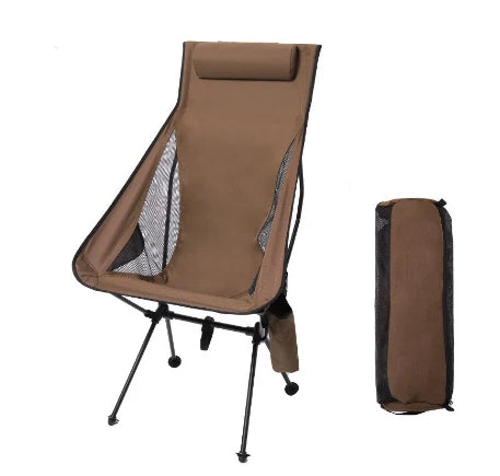 Chaise Camping Aluminium avec Appui-Tête — Repos Mérité