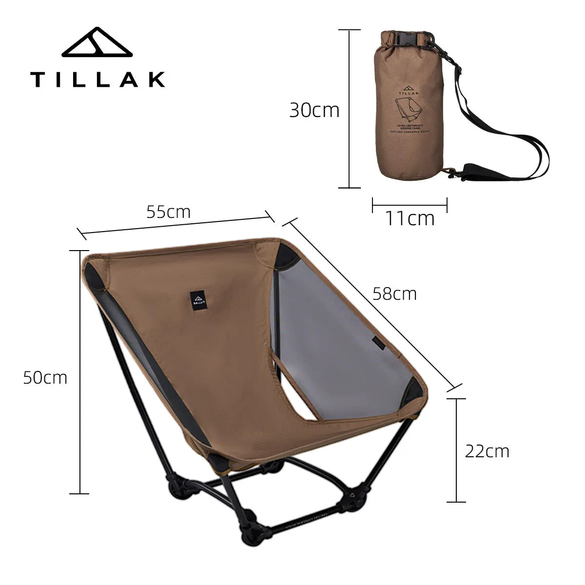 Chaise Lune Ultralight — Confort Randonnée