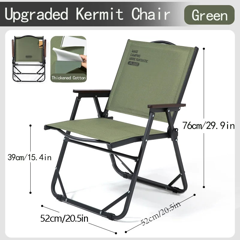 Chaise Pliante Kermit Camping — Confort Nomade