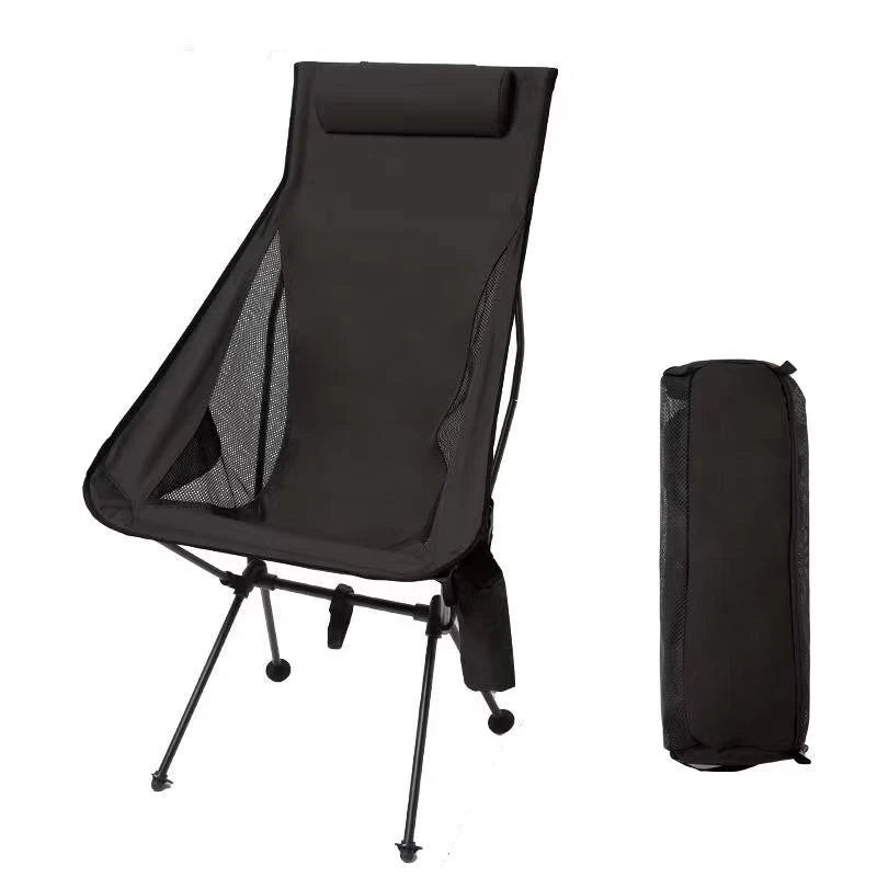 Chaise Camping Aluminium avec Appui-Tête — Repos Mérité