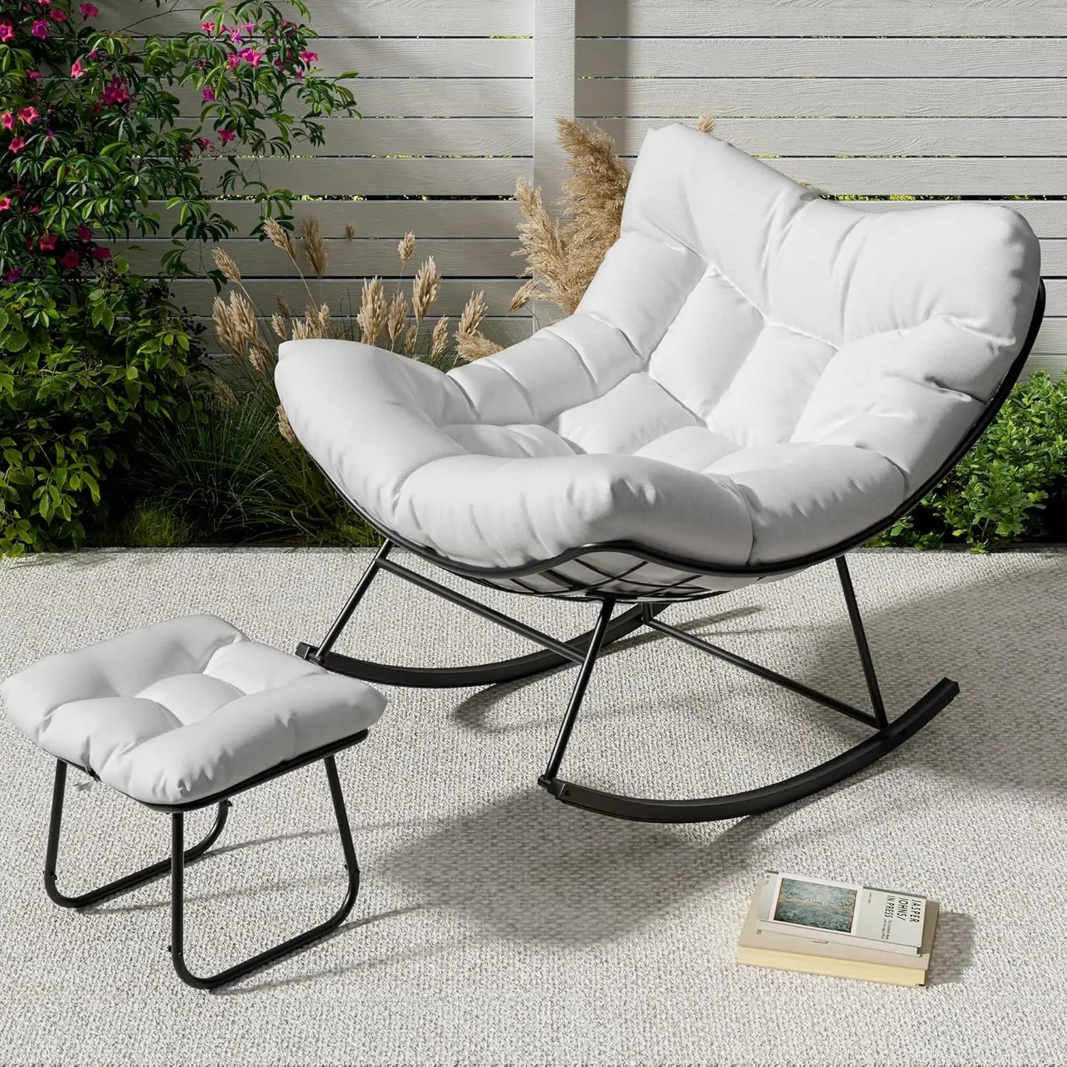 Fauteuil Suspendu Œuf XL — Luxe en Plein Air