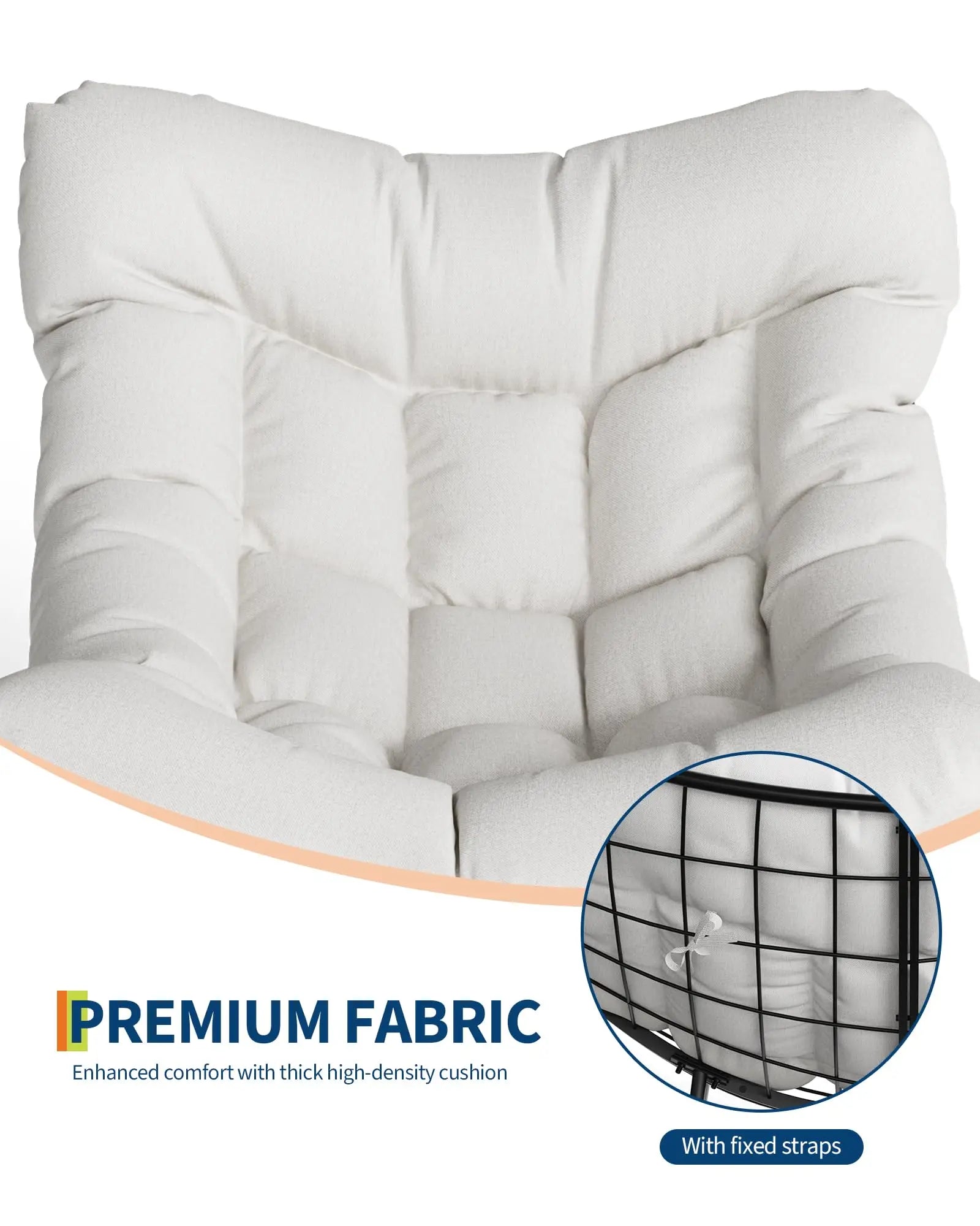 Fauteuil Suspendu Œuf en Rotin — Cocon de Détente