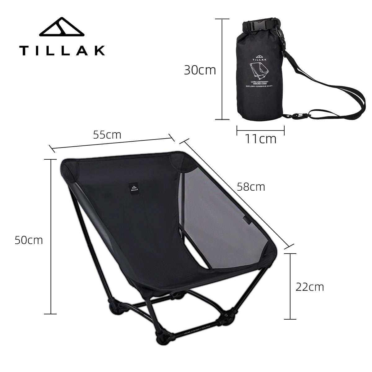 Chaise Lune Ultralight — L'Essentiel du Camp