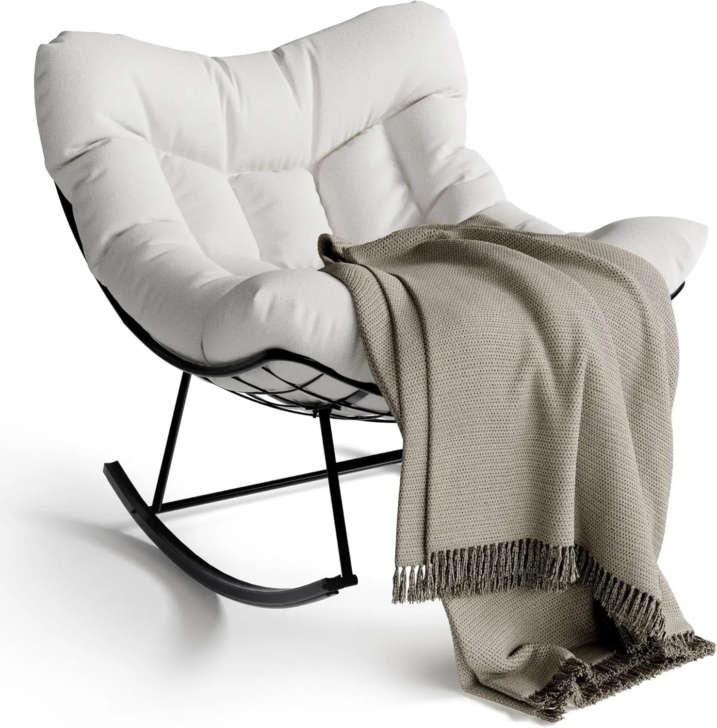 Fauteuil Suspendu Œuf XL — Luxe en Plein Air