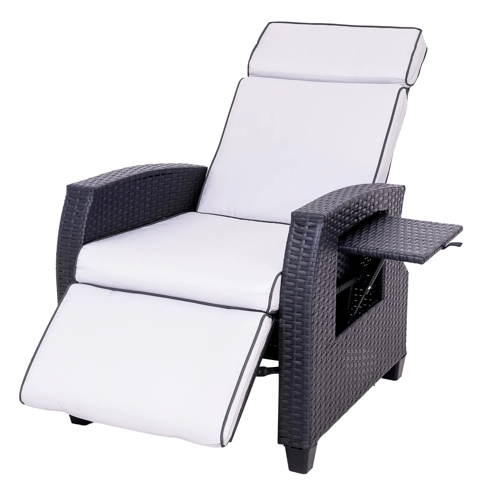 Fauteuil de Jardin Premium avec Tablette — Votre Coin Lecture