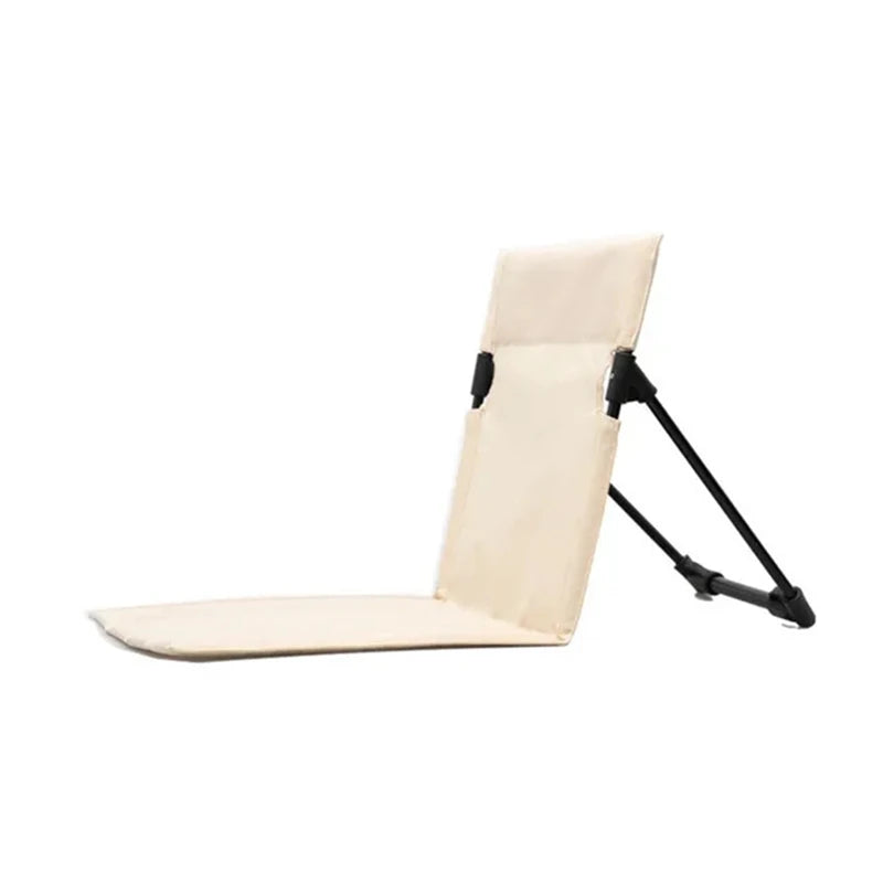 Chaise de Sol Dossier Bas — Légère & Résistante