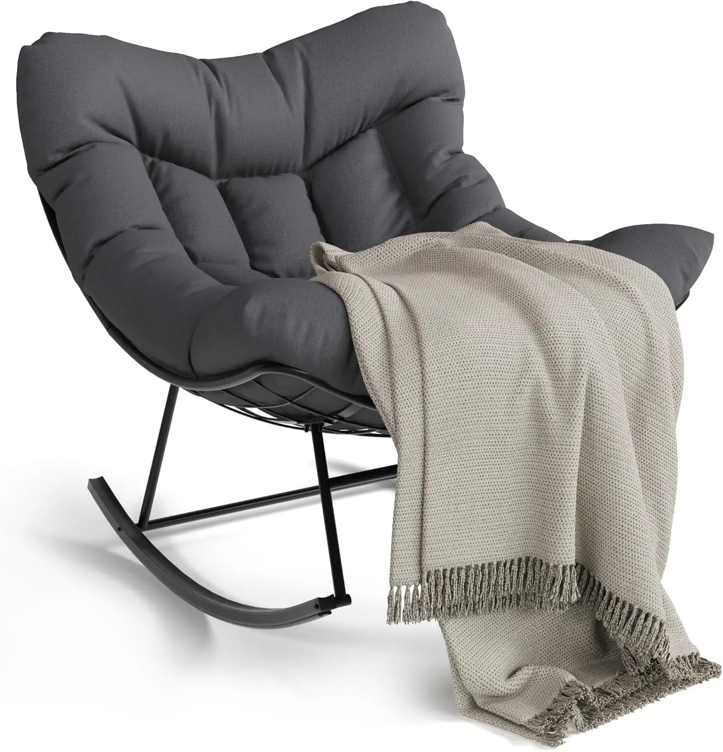 Fauteuil Suspendu Œuf XL — Luxe en Plein Air