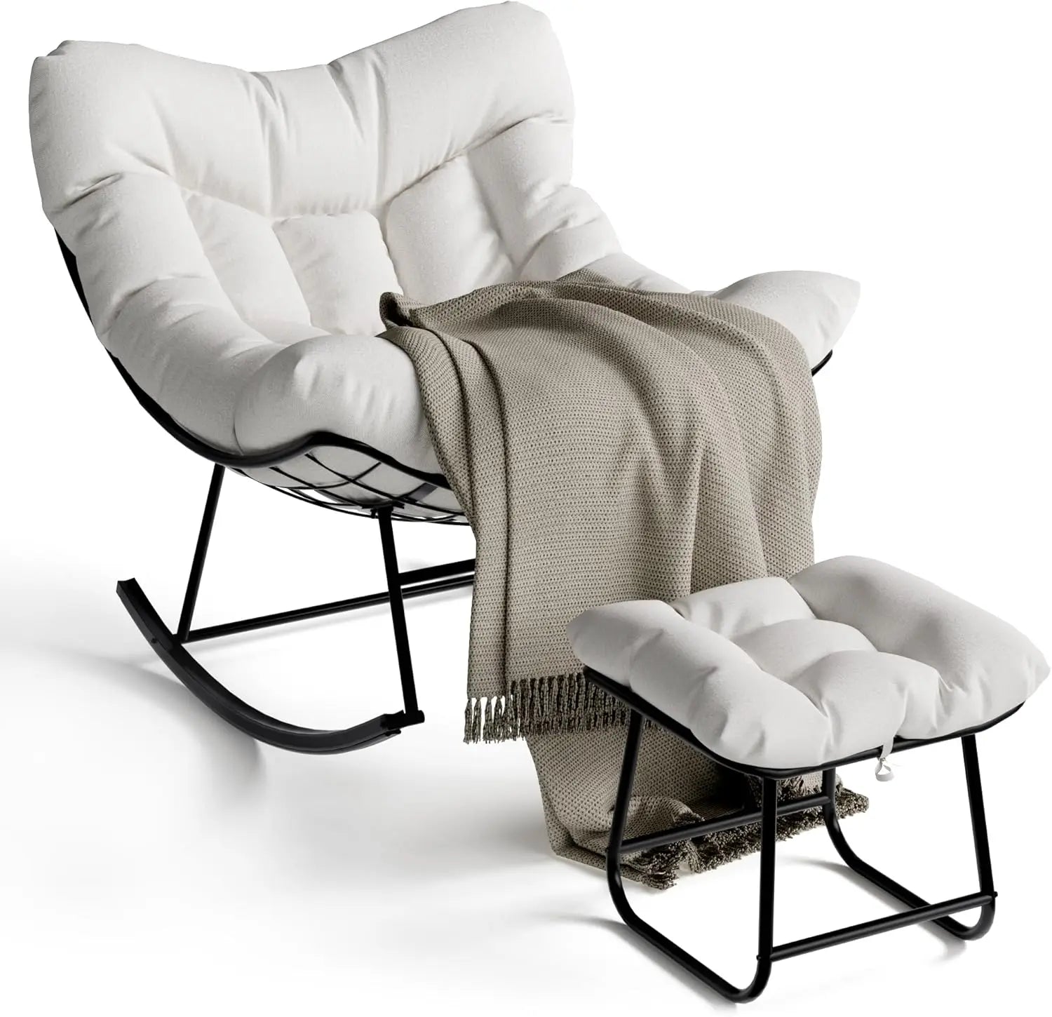 Fauteuil Suspendu Œuf XL — Luxe en Plein Air