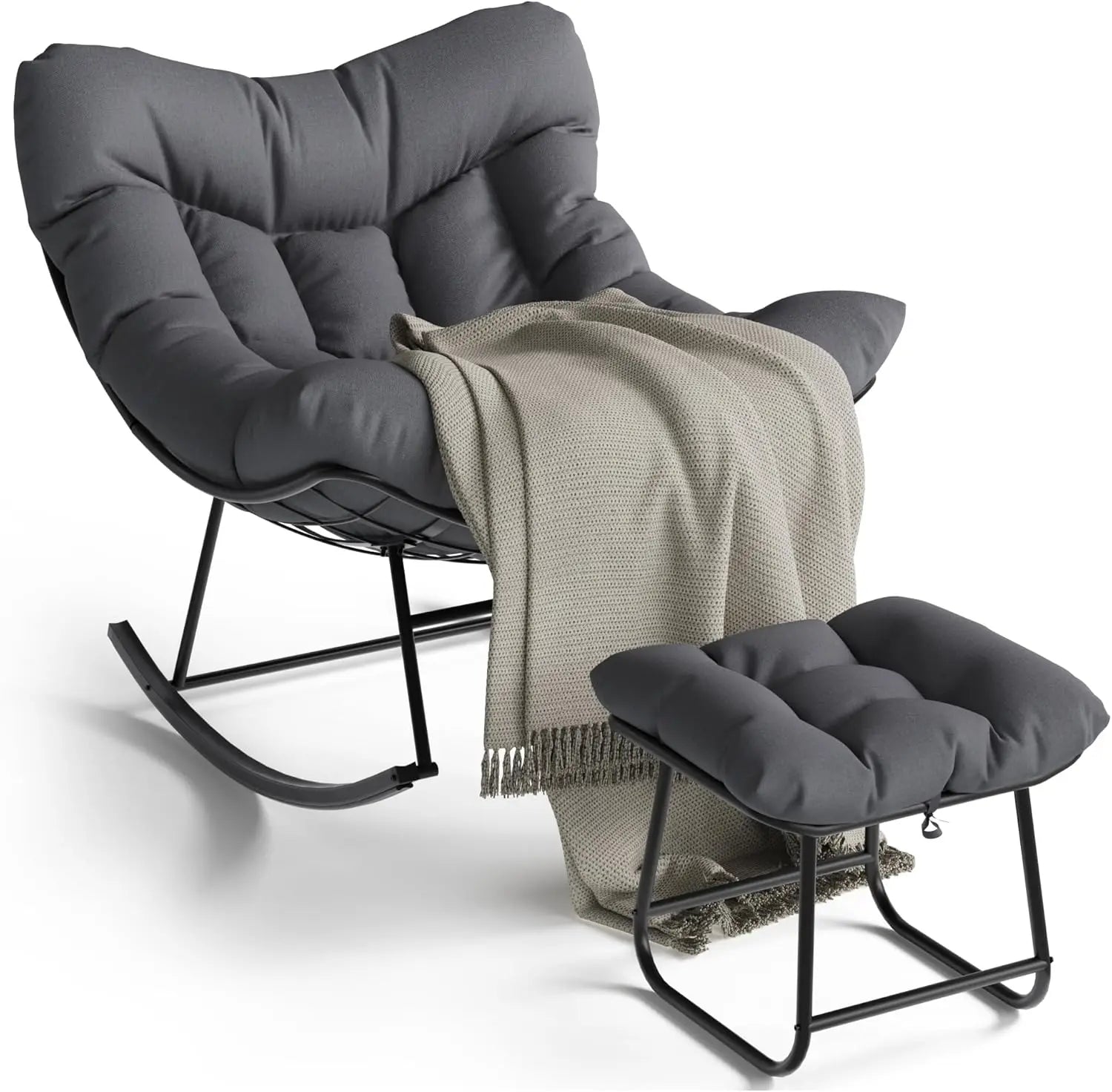 Fauteuil Suspendu Œuf XL — Luxe en Plein Air